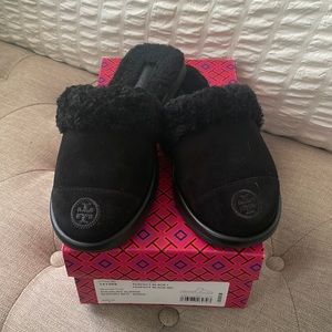 NEW Tory Burch Shearling Slippers